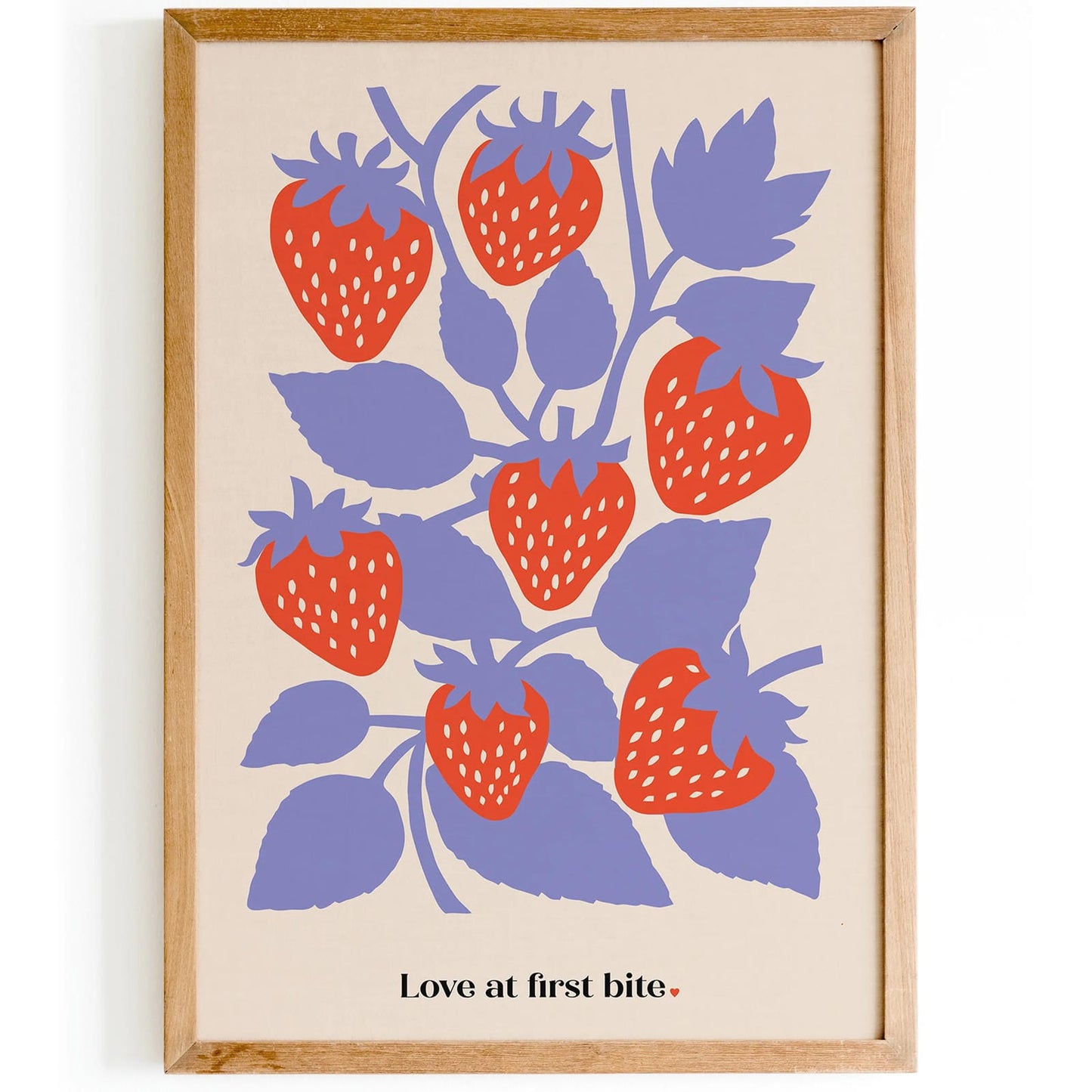 Strawberry Print - Kitchen Decor