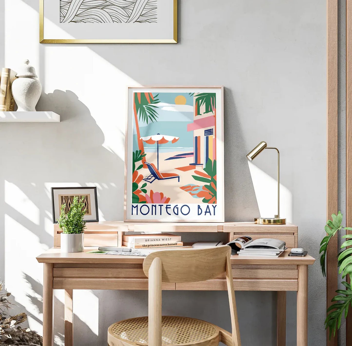 MONTEGO BAY - Colorful Travel Poster