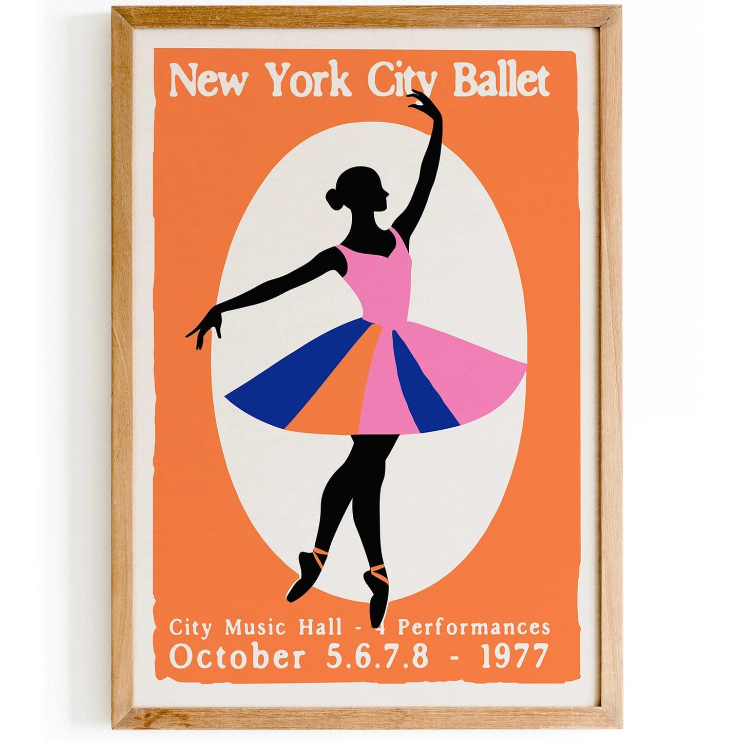 NYC Ballet 1977 Wall Art