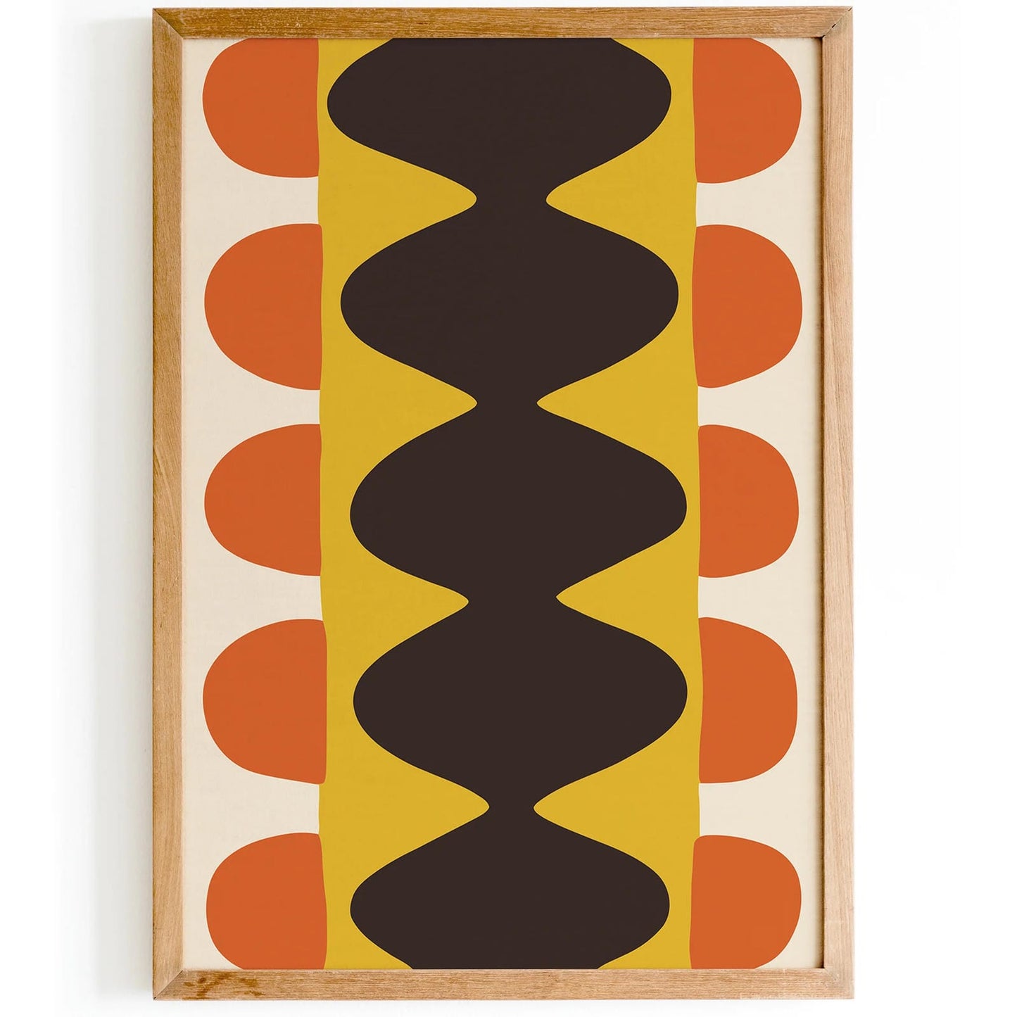 70s Retro Abstract Art Print