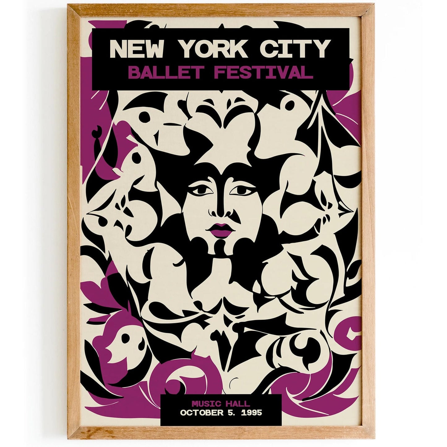 NYC Ballet Festival Retro Wall Art
