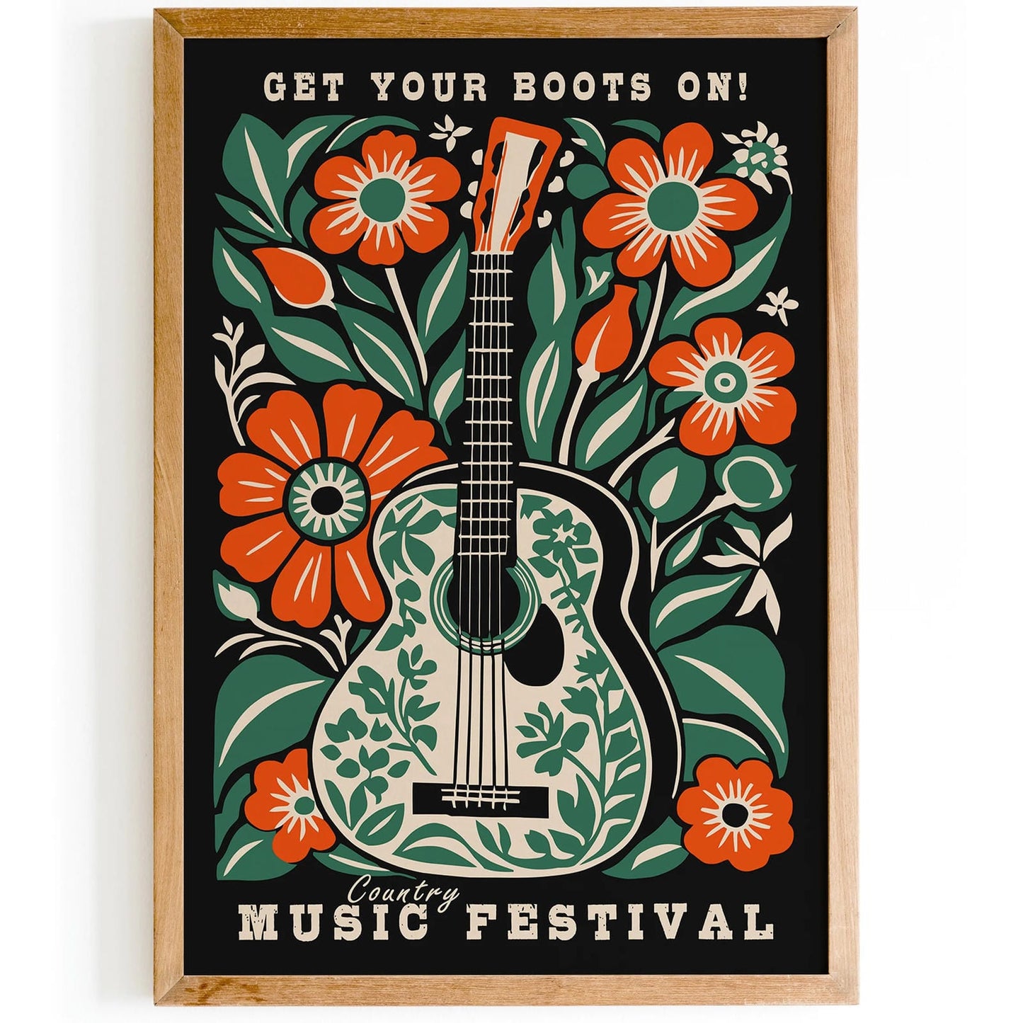 Country Music Festival Poster