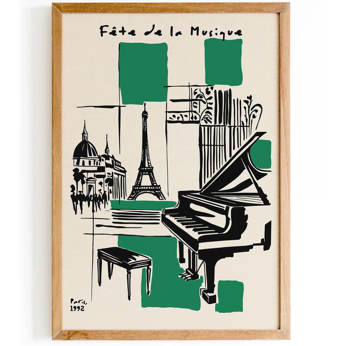 Fete de la Musique Paris Music Poster