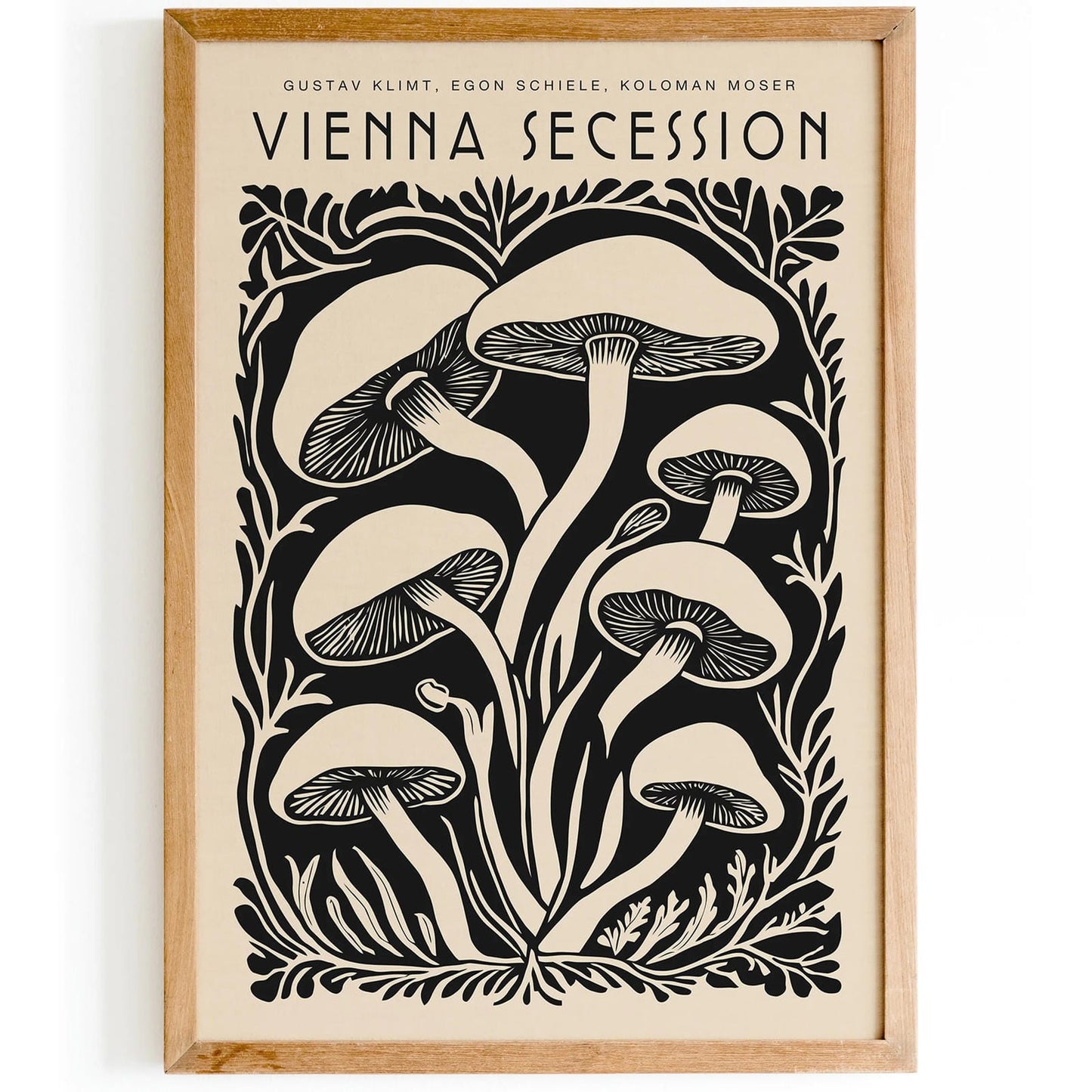 Vienna Secession Mushroom Kitchen Poster