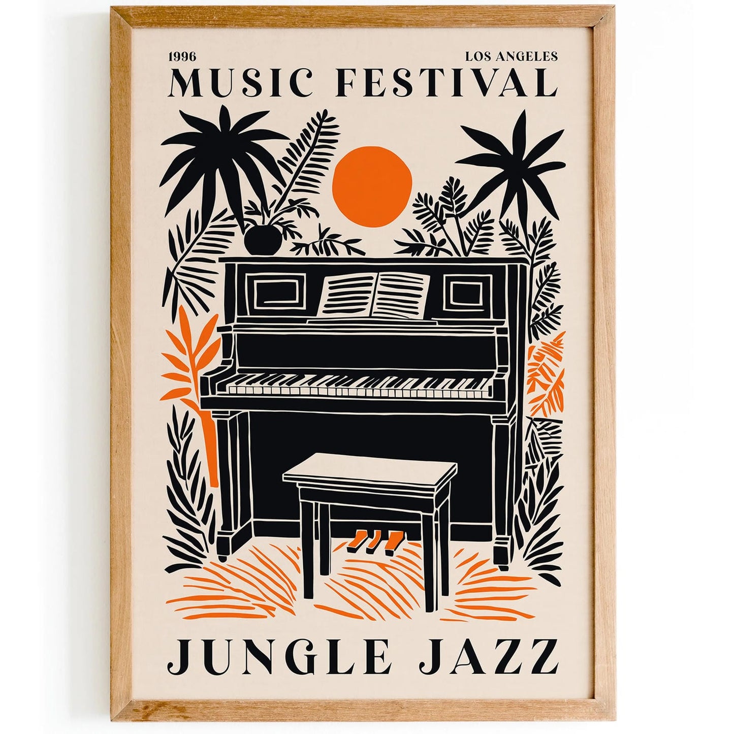 Jungle Jazz Music Fest Poster 2025