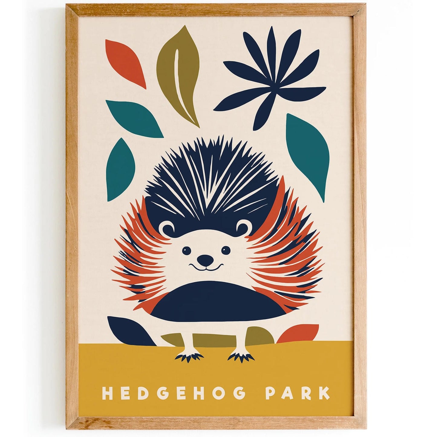 Hedgehog Park Cute Poster