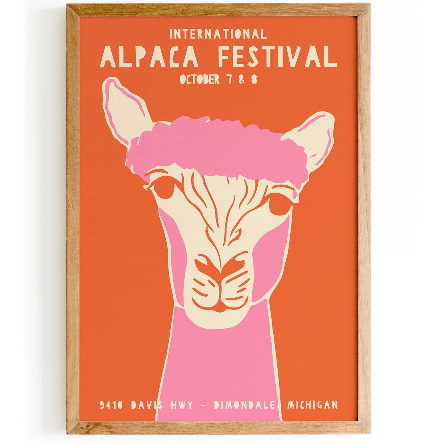 Alpaca Festival Michigan Poster
