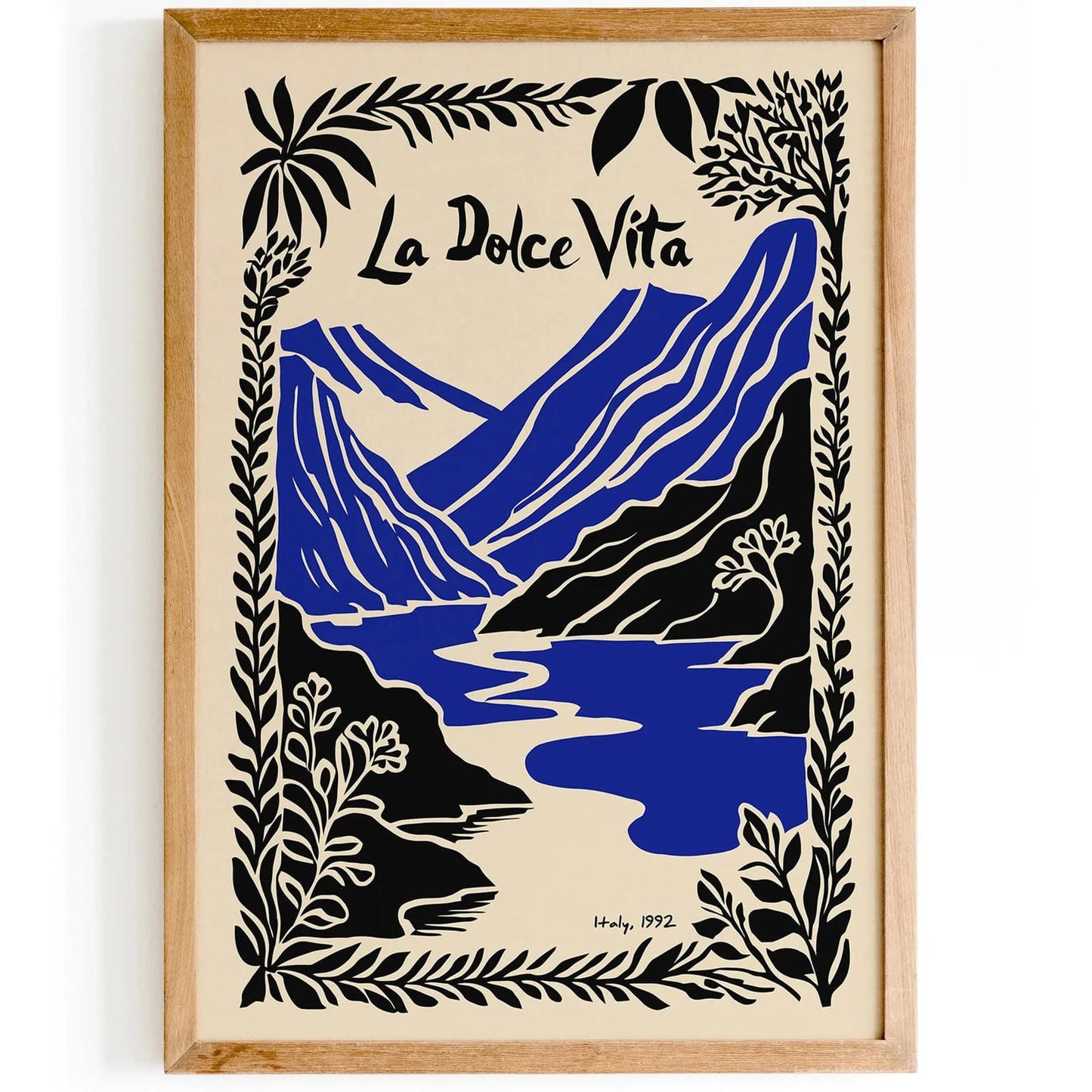 La Dolce Vita Italy Landscape Art Print