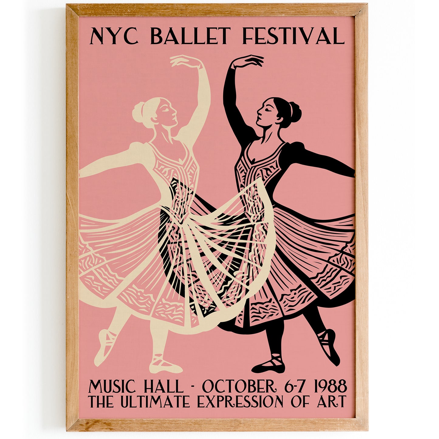 NYC Ballet Festival 1988 Wall Art Print