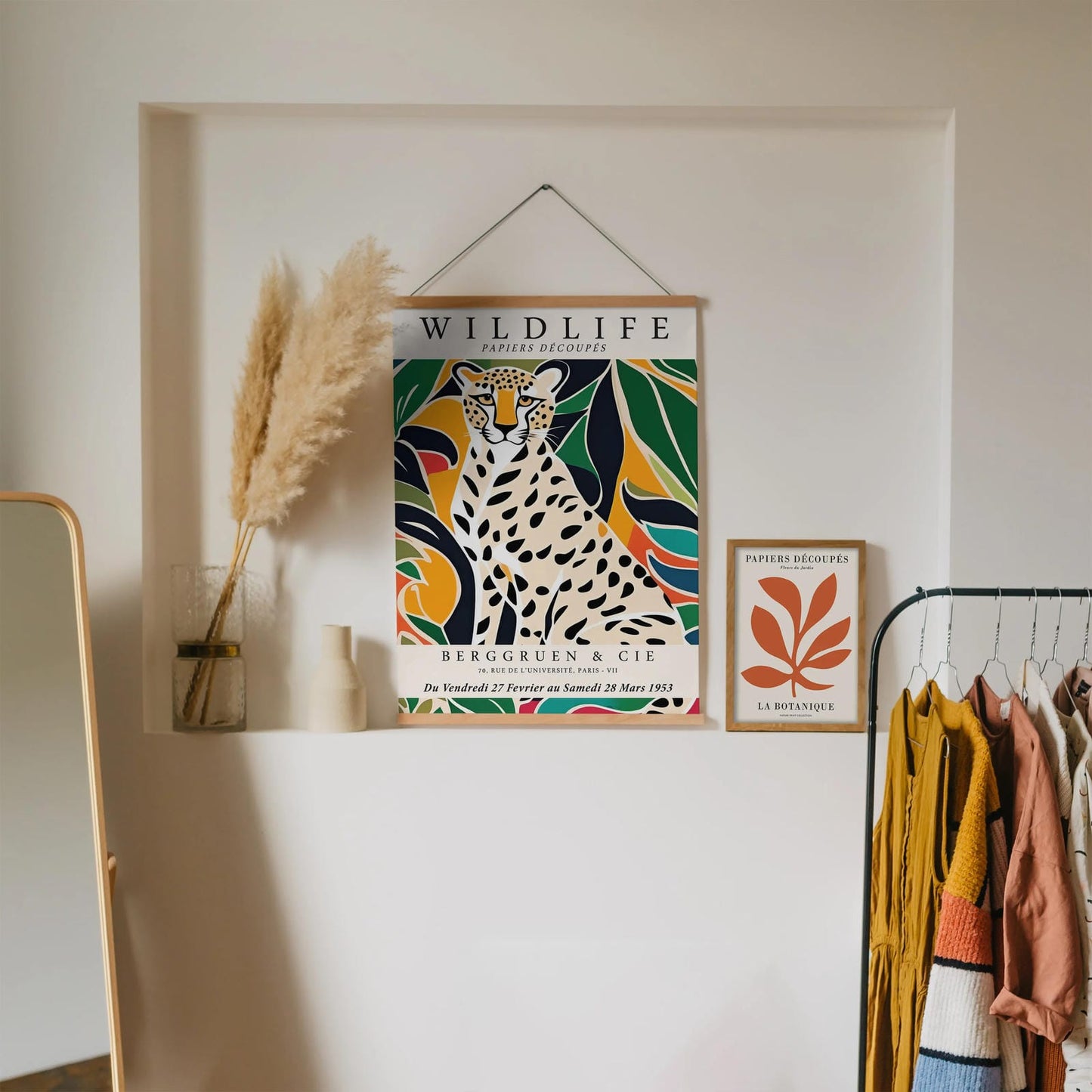 Jungle Cheetah Colorful Poster