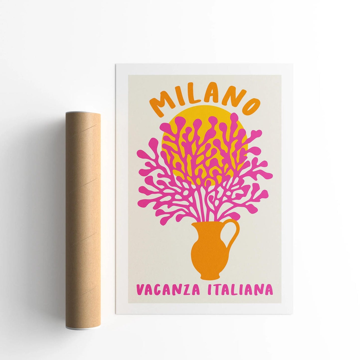 Milano Vacanza Italiana Poster