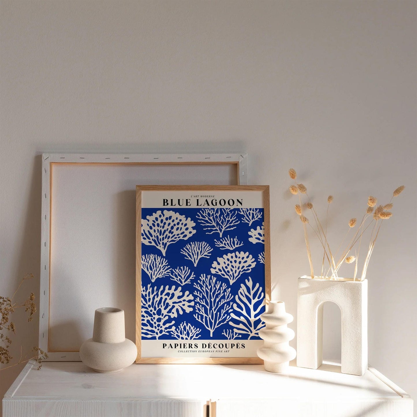 Blue Lagoon Nature Art Print