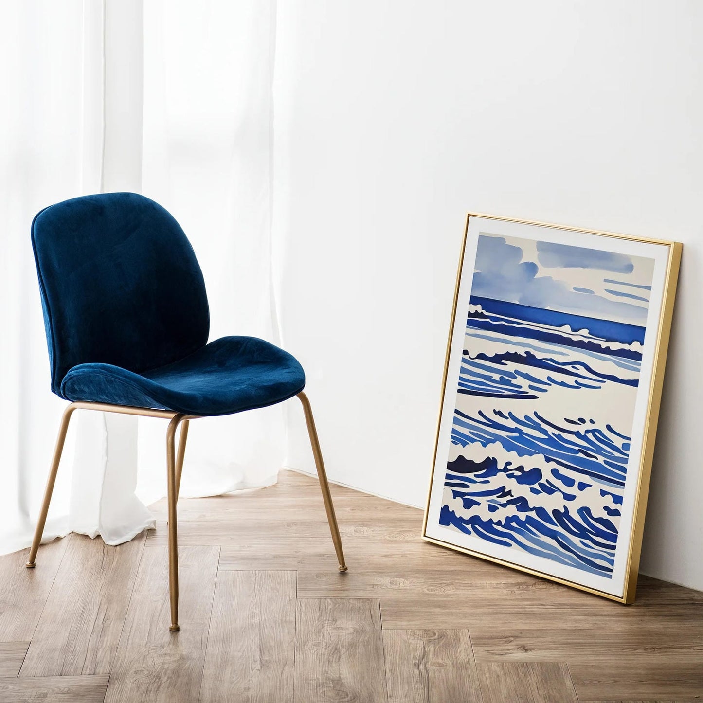 Blue Vacanza Italiana Poster