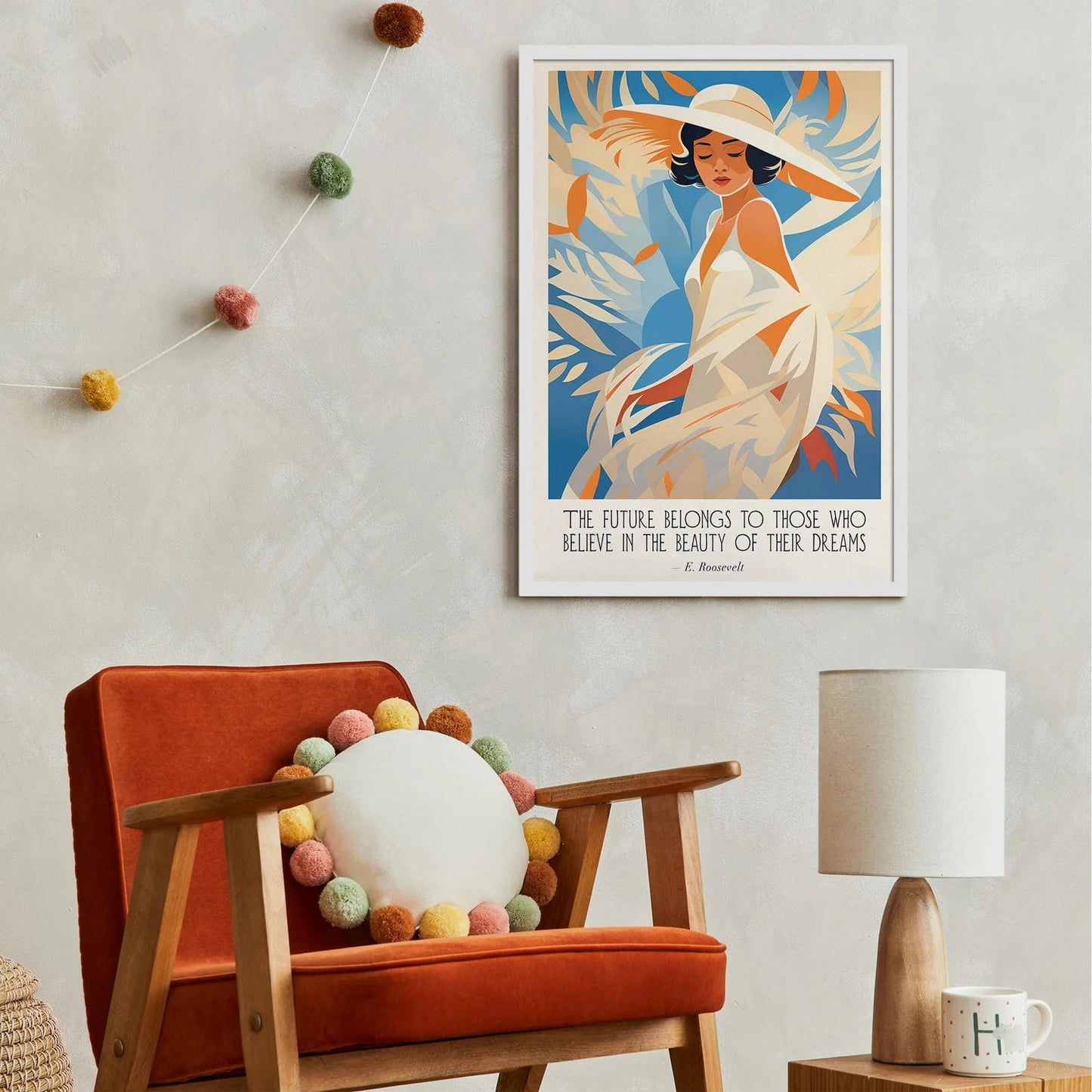 Roosevelt Quote Woman Poster