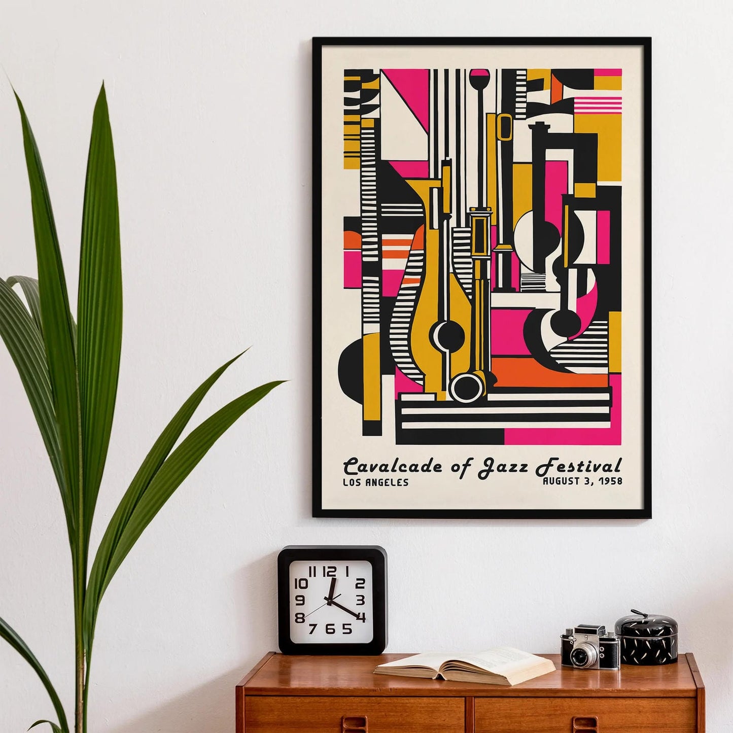 Mid Century Modern Jazz Music Poster