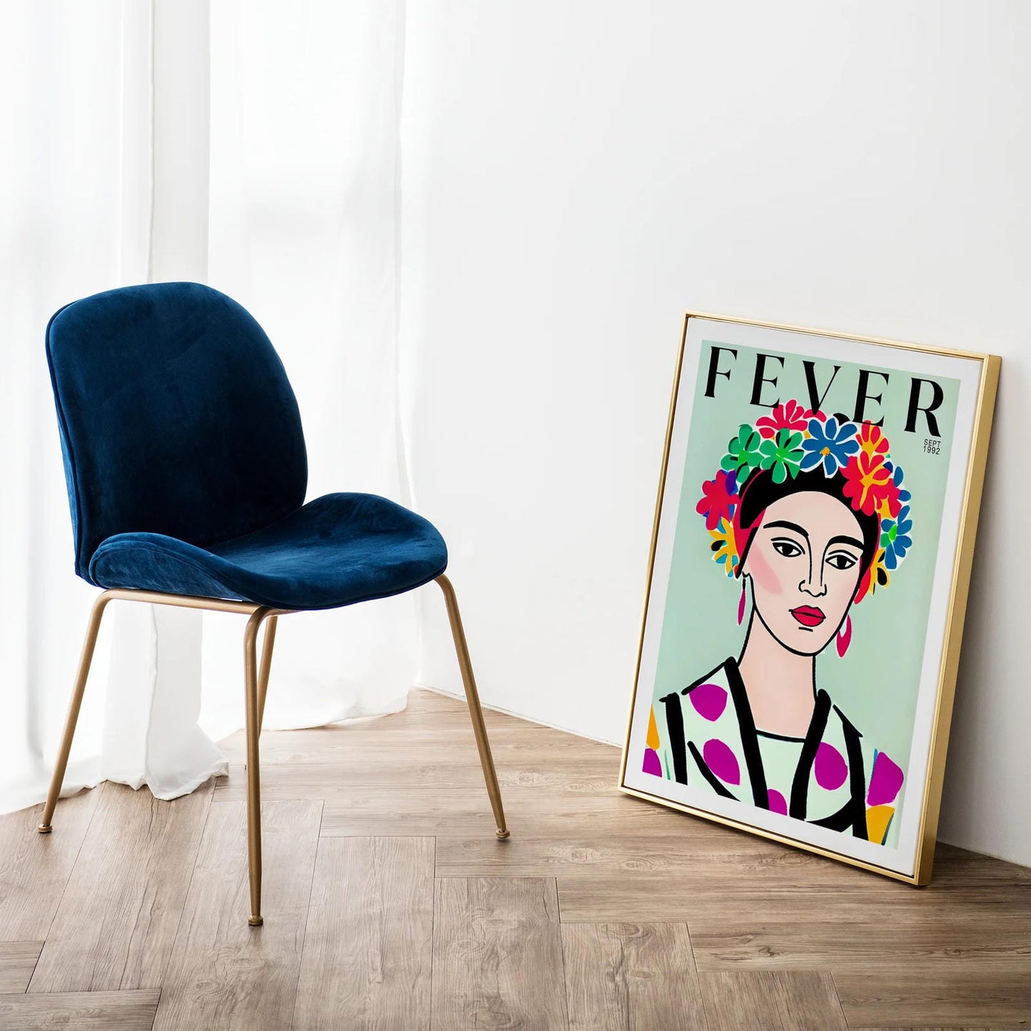 Retro Fashion Magazine Poster