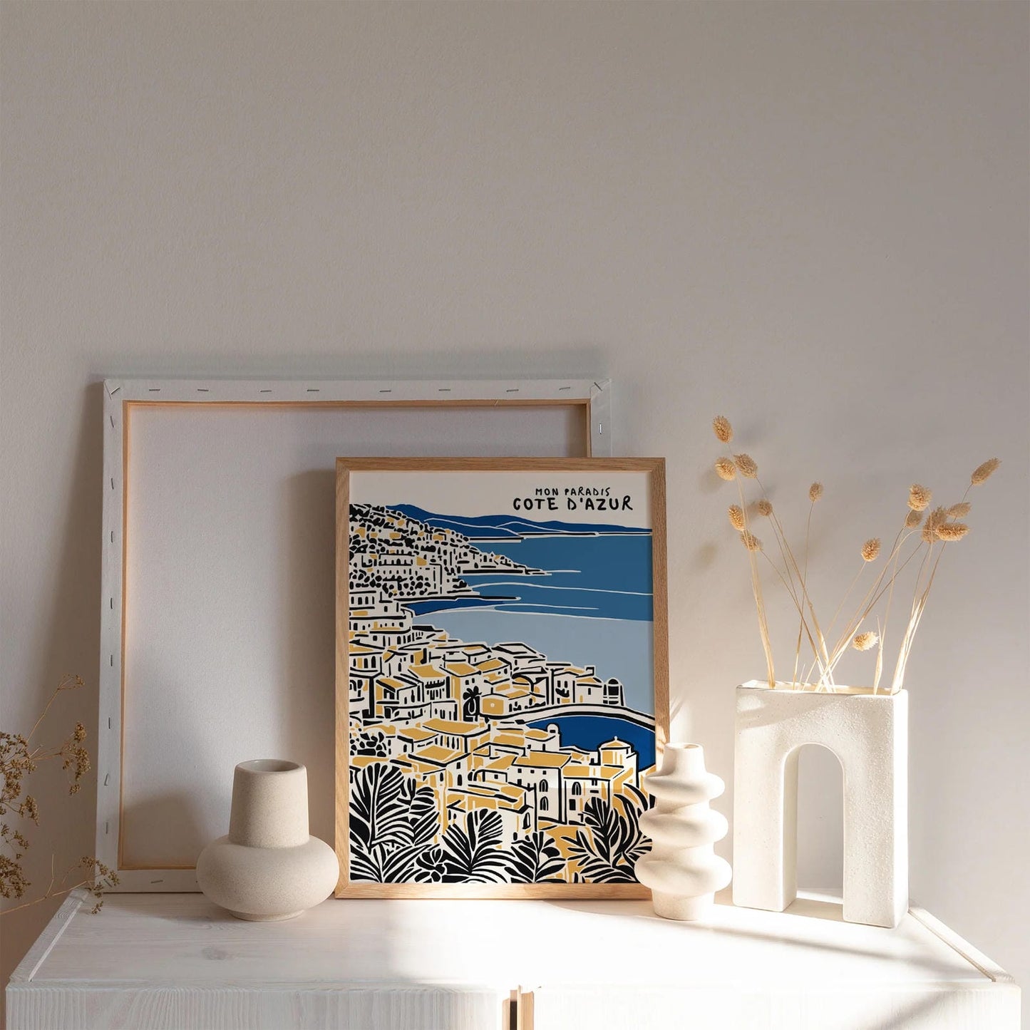 Cote d Azur Painting Poster