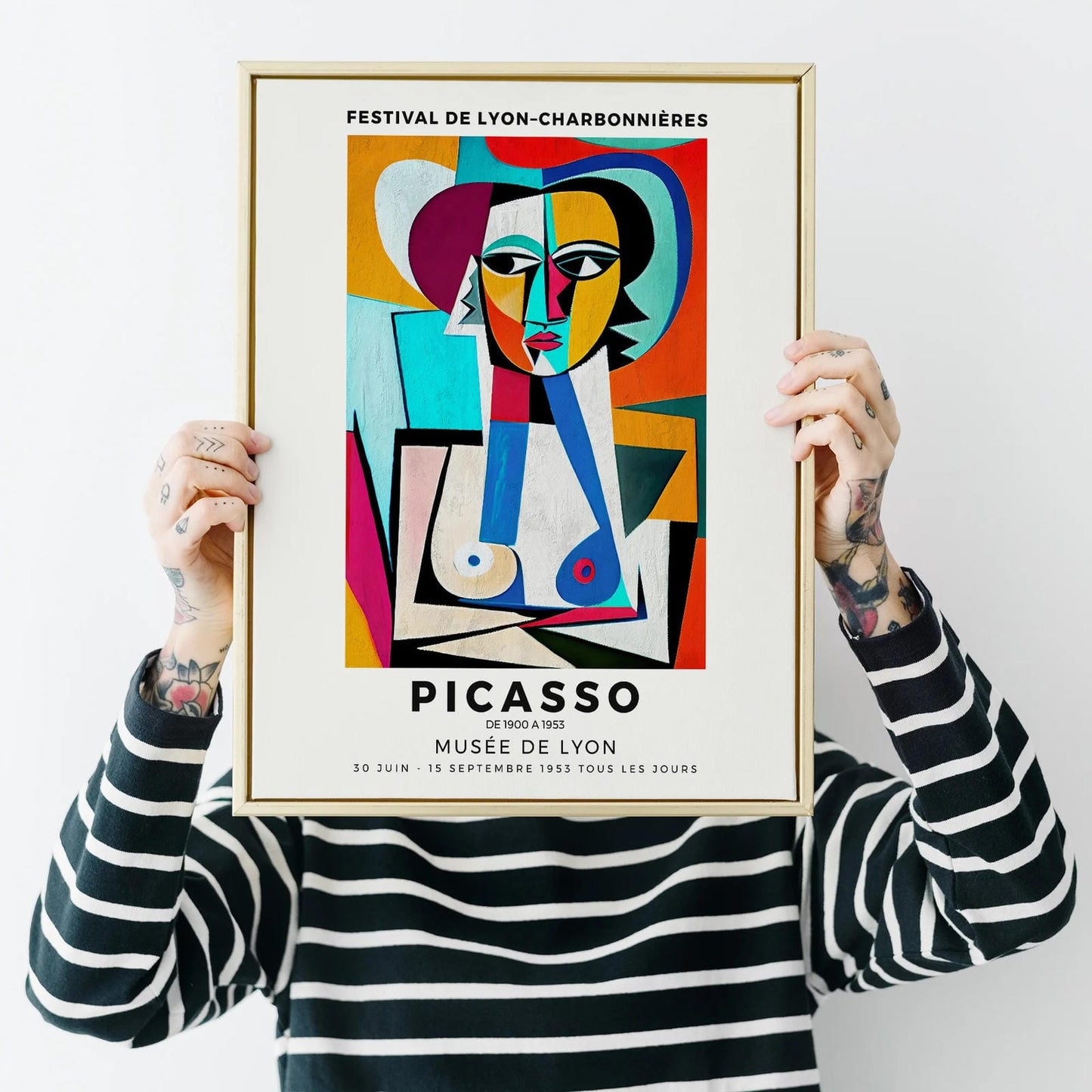 Picasso Cubism Woman Poster