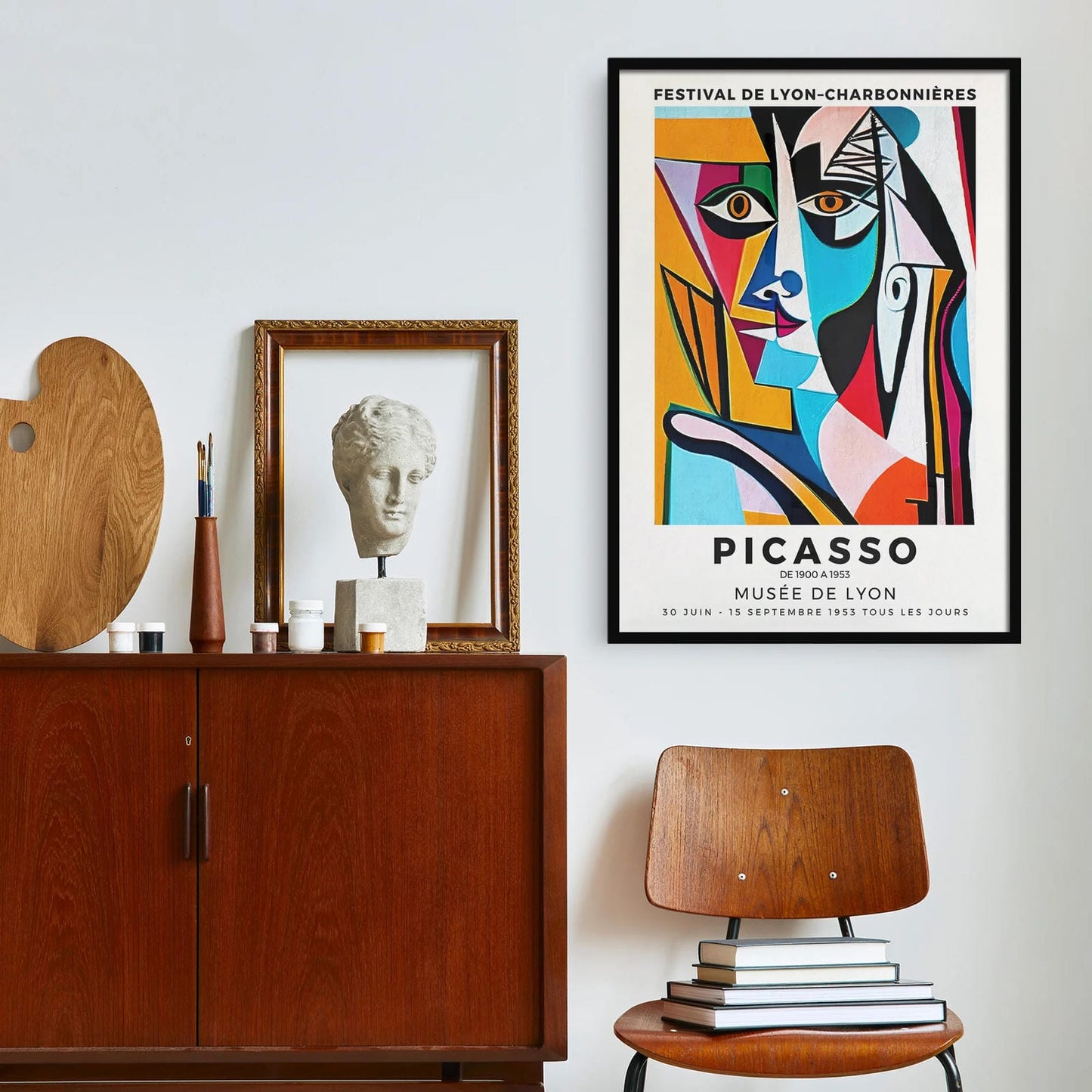 Picasso Cubism Painting Print