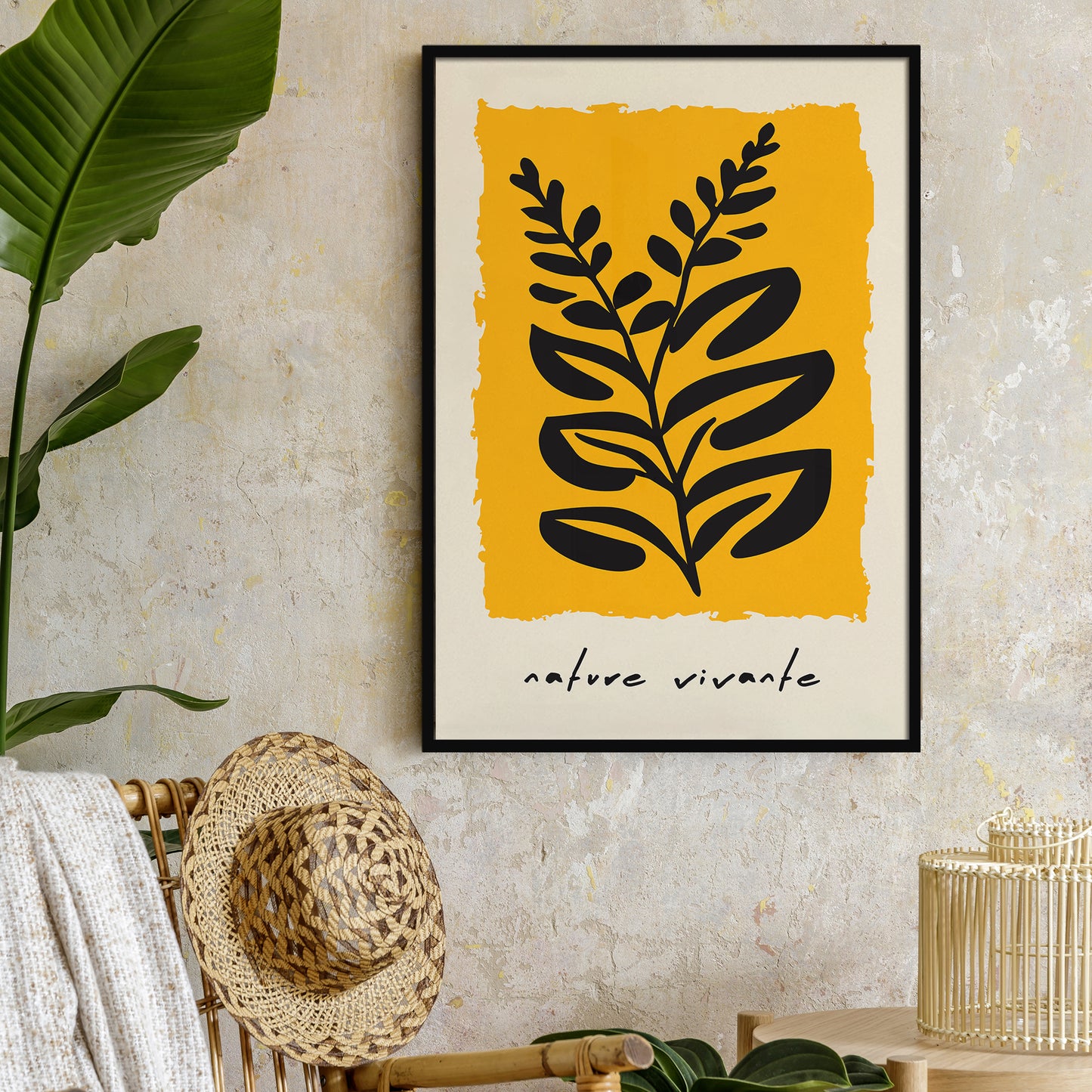 Yellow Nature Vivante Poster
