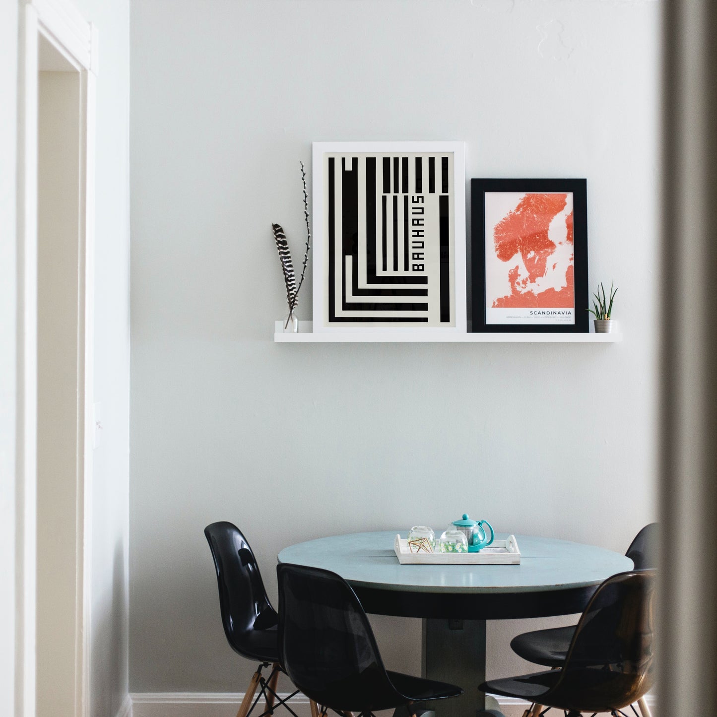 Black and White Bauhaus Poster