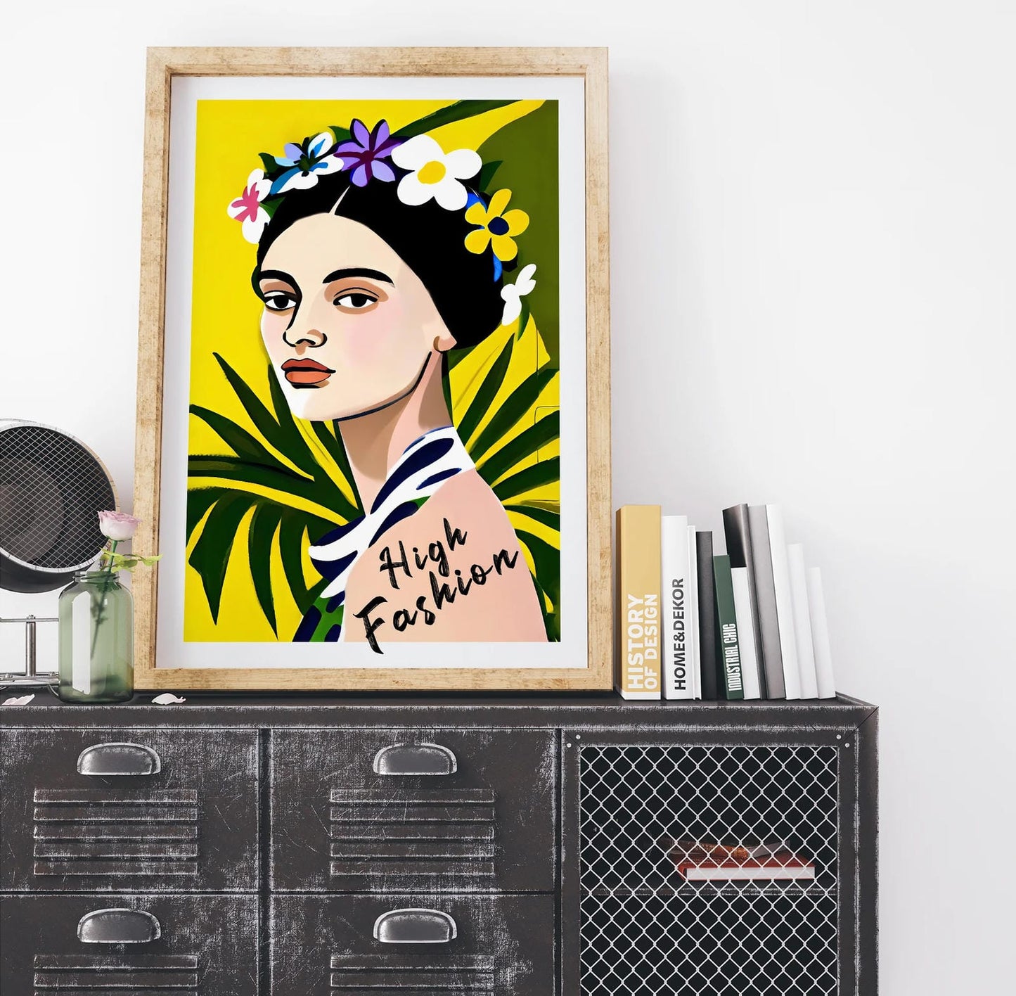 Tropical High Fashion Poster