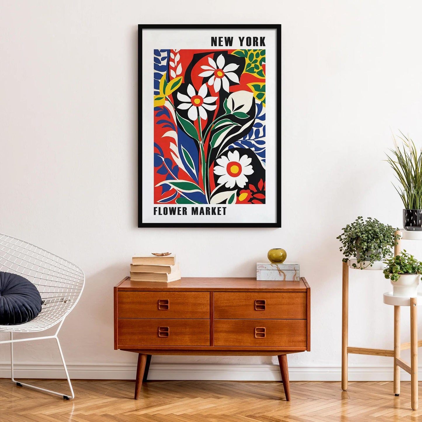 New York Flower Market Poster