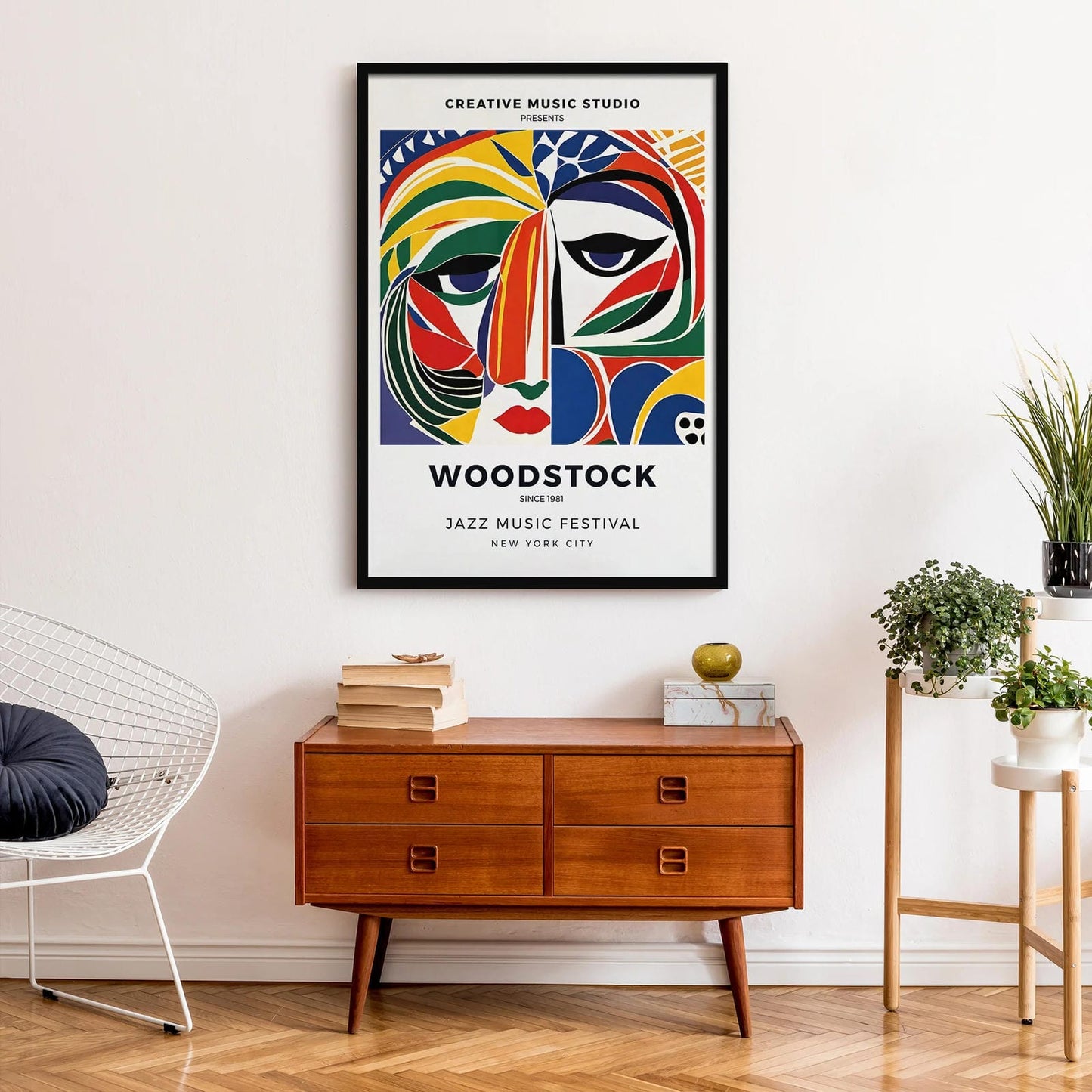 Woodstock Music Poster