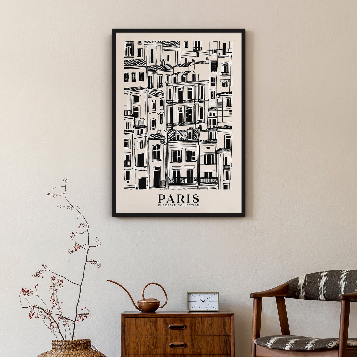 Paris Architecture Poster