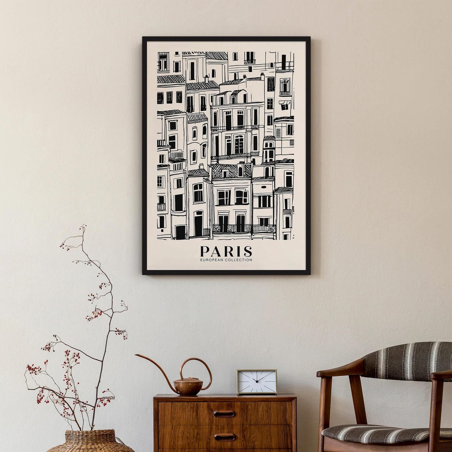 Paris Architecture Poster