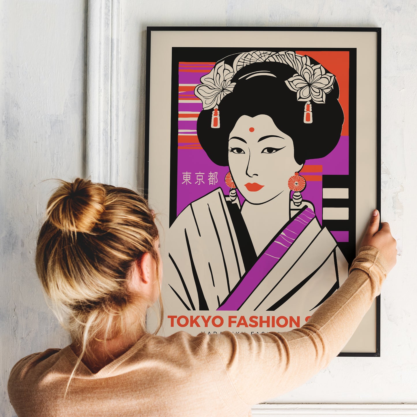 Tokyo Fashion Show Retro Poster