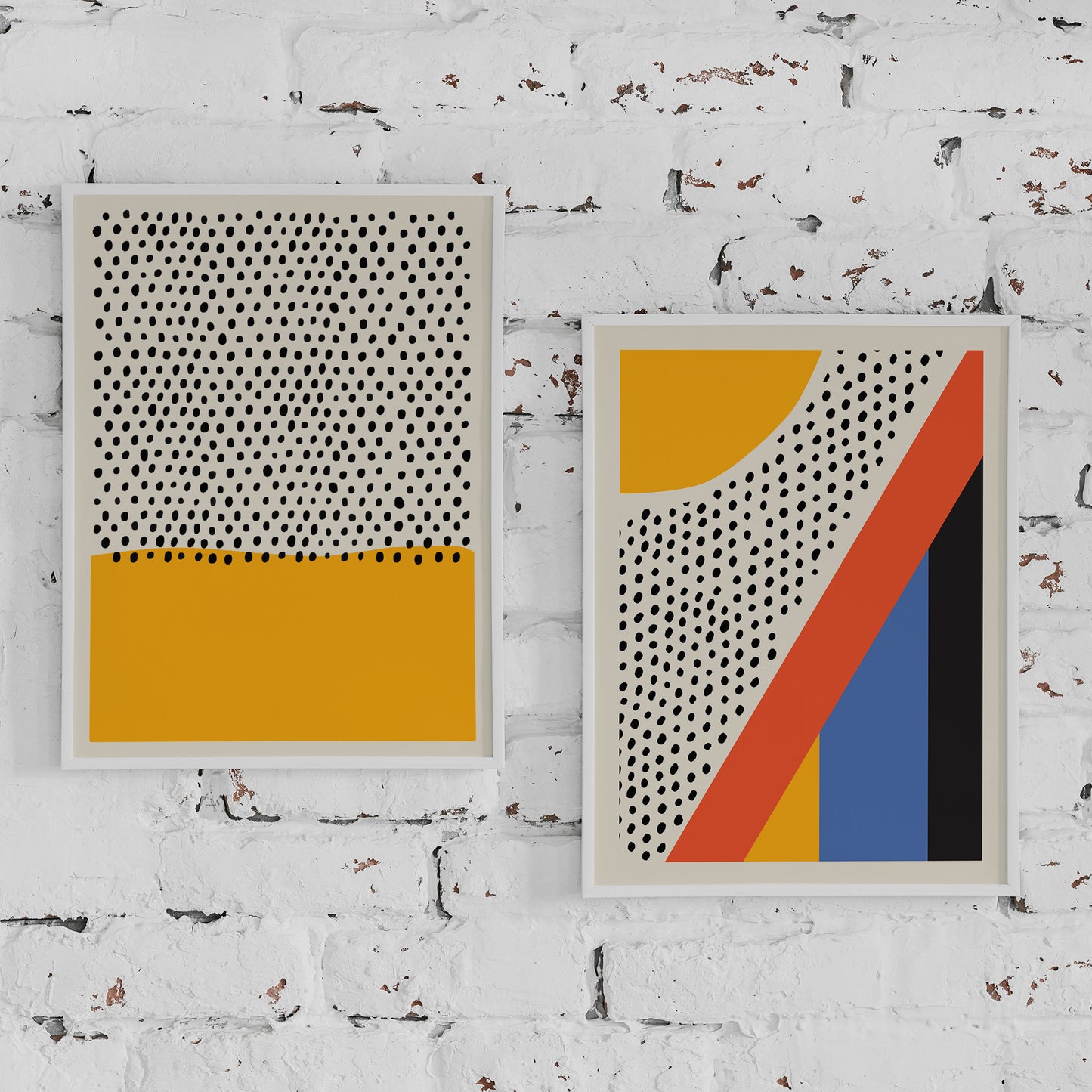 Set of 2 Mid Century Modern Poster