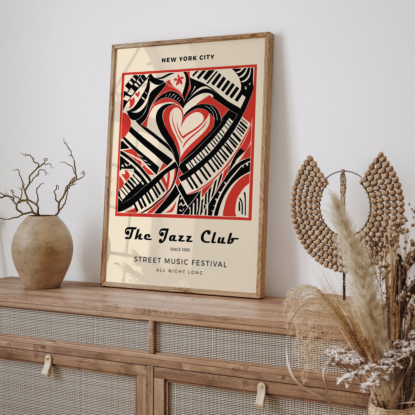 NYC Jazz Club Music Poster 2025