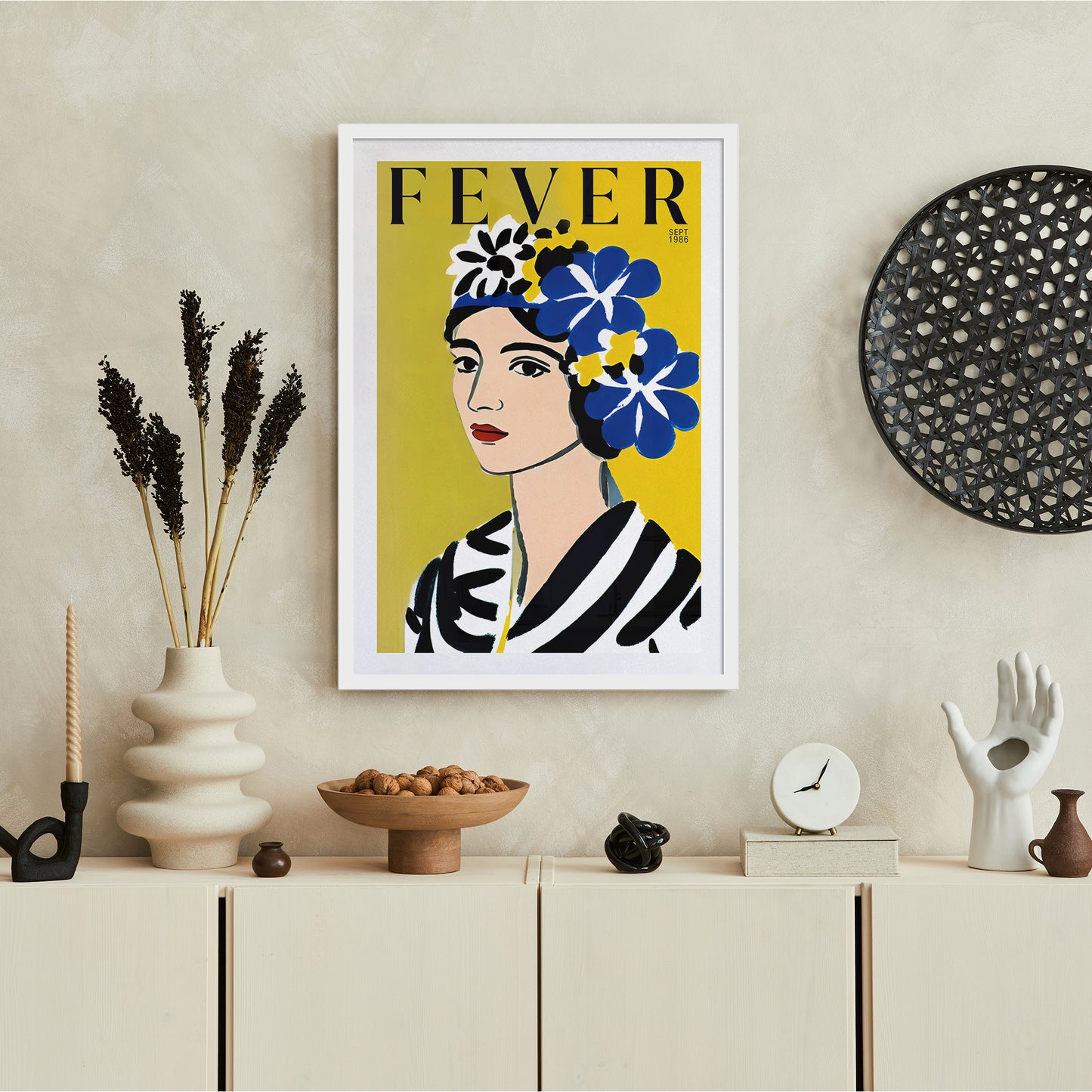 Vintage Fashion Magazine Poster