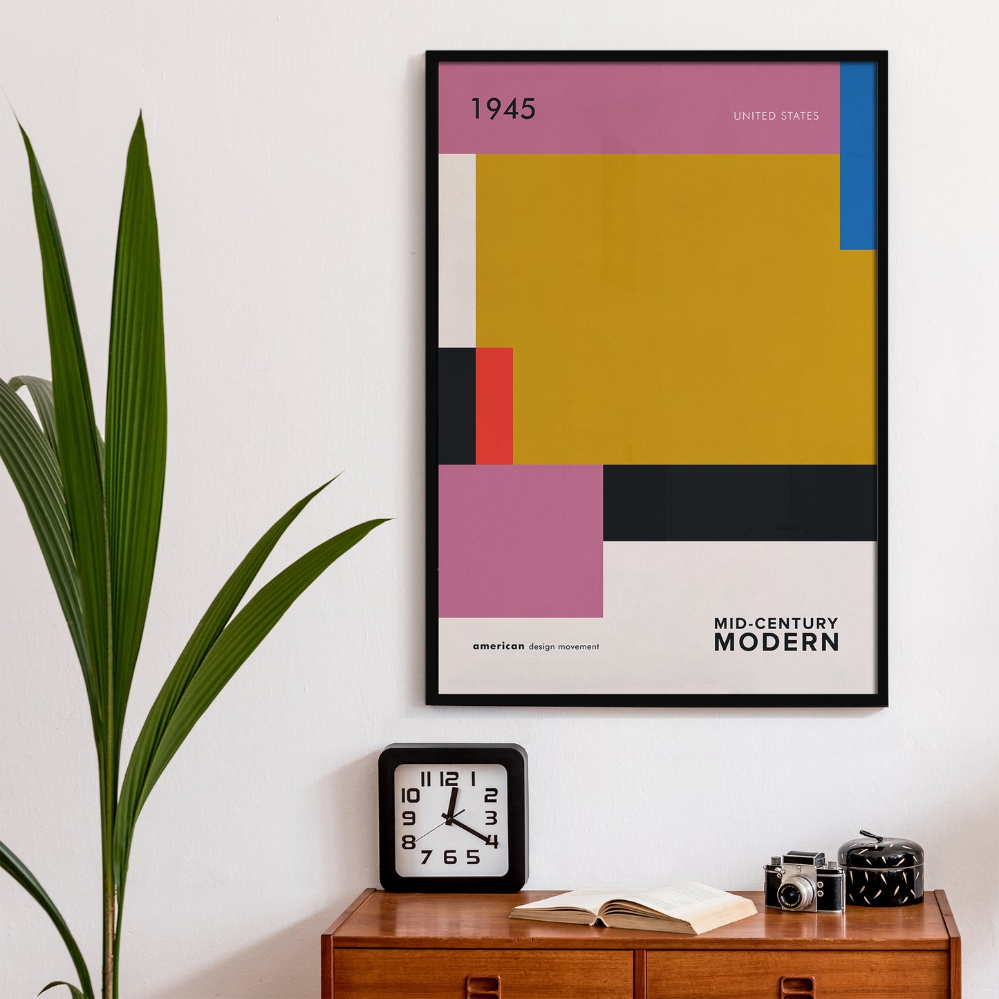 Mid Century Modern Wall Art Print
