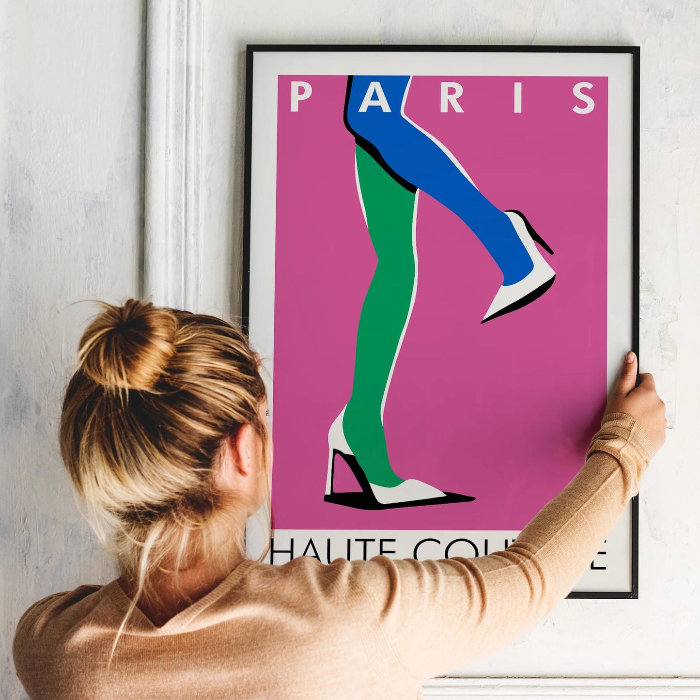 Paris Haute Couture Fashion Poster