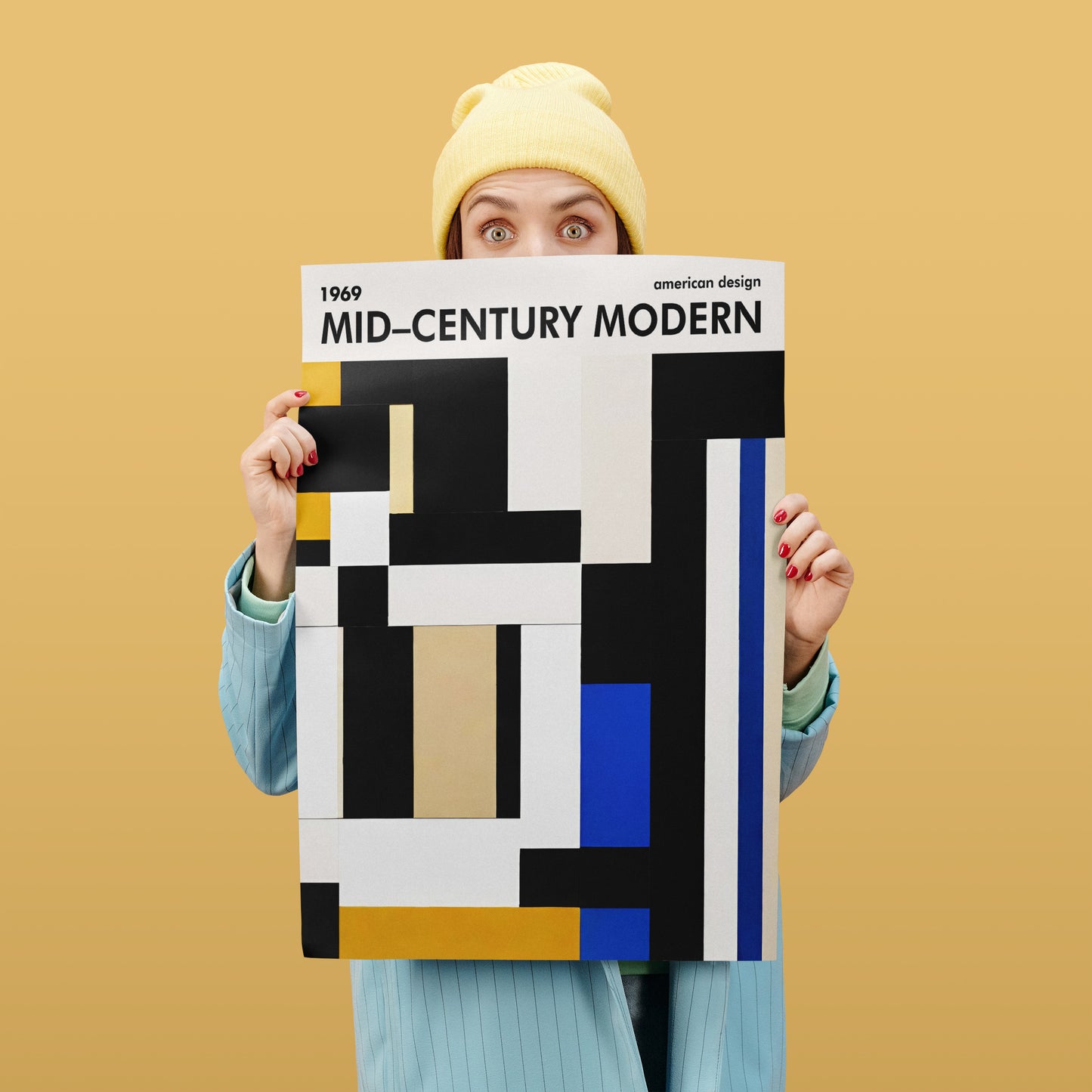 Mid Century Modern American Art Print