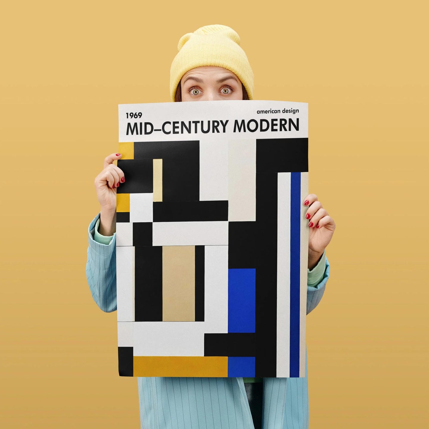 Mid Century Modern American Art Print