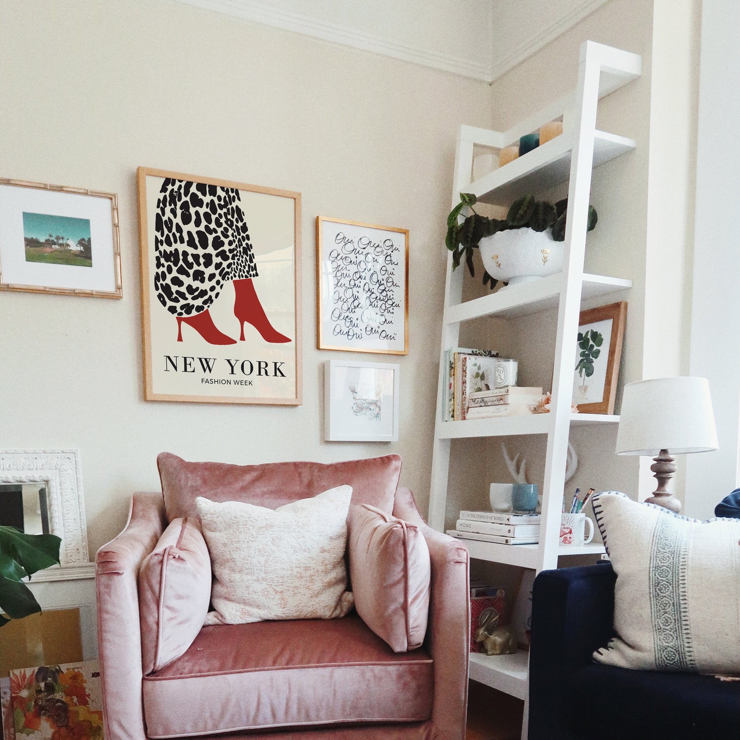 Set of 2 Vintage Fashion Poster