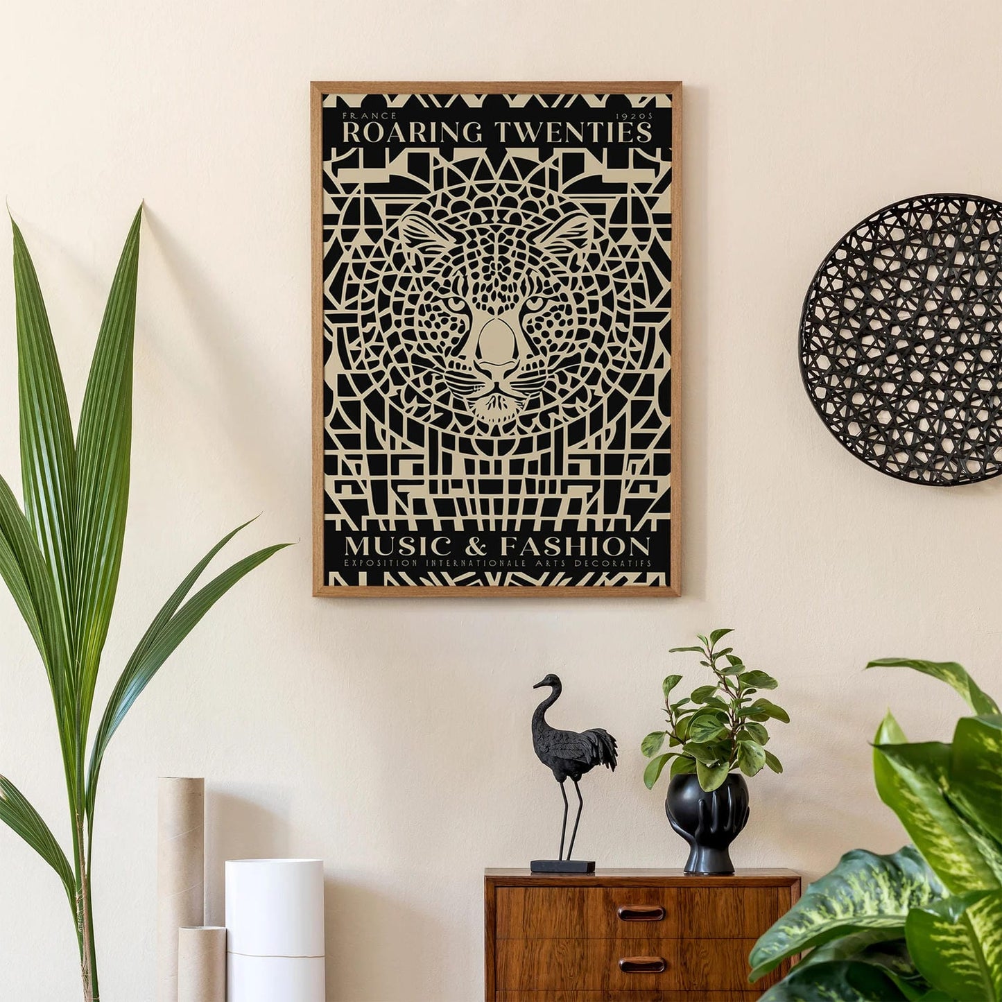 Roaring Twenties Music Elegant Print 2025