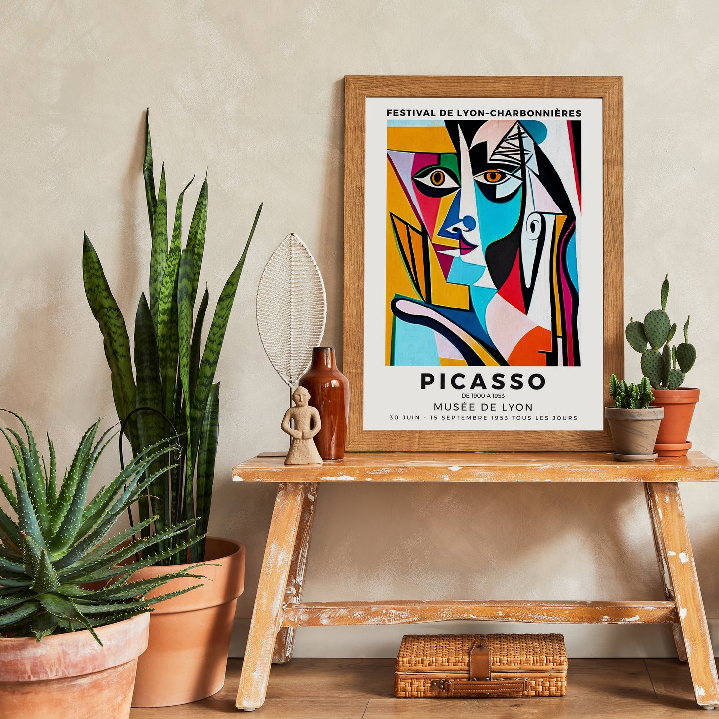 Picasso Cubism Painting Print