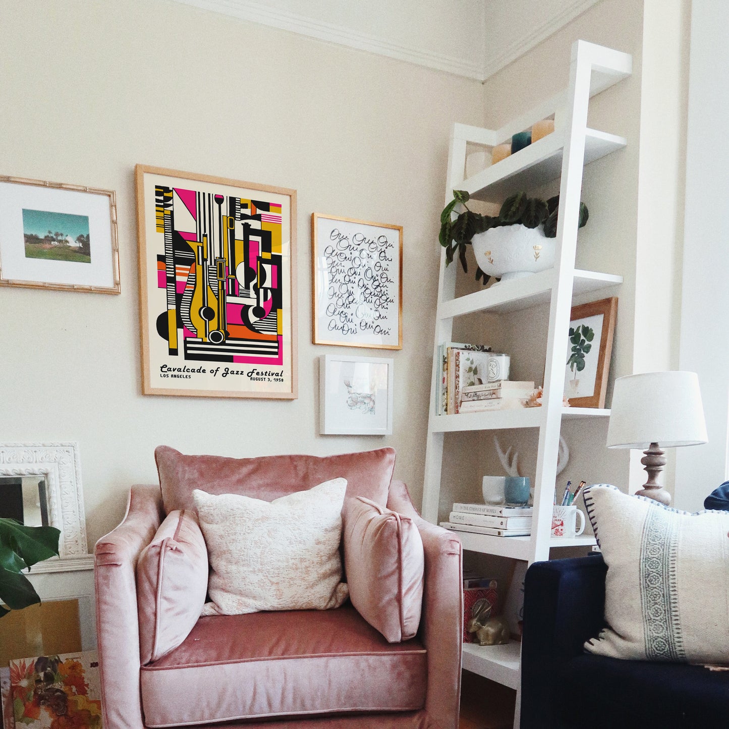 Mid Century Modern Jazz Music Poster