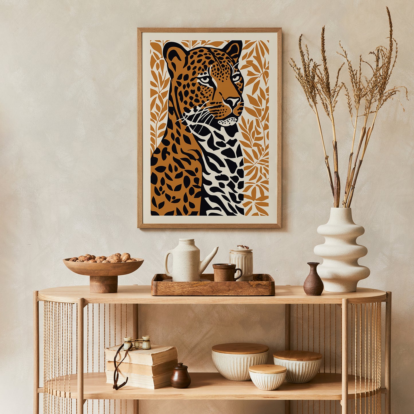 Boho Chic Cheetah Poster