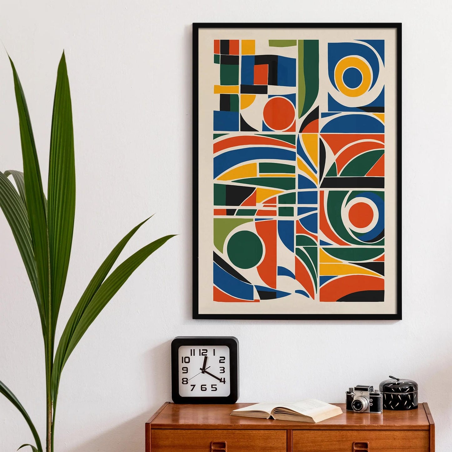 Colorful Mid Century Modern Poster