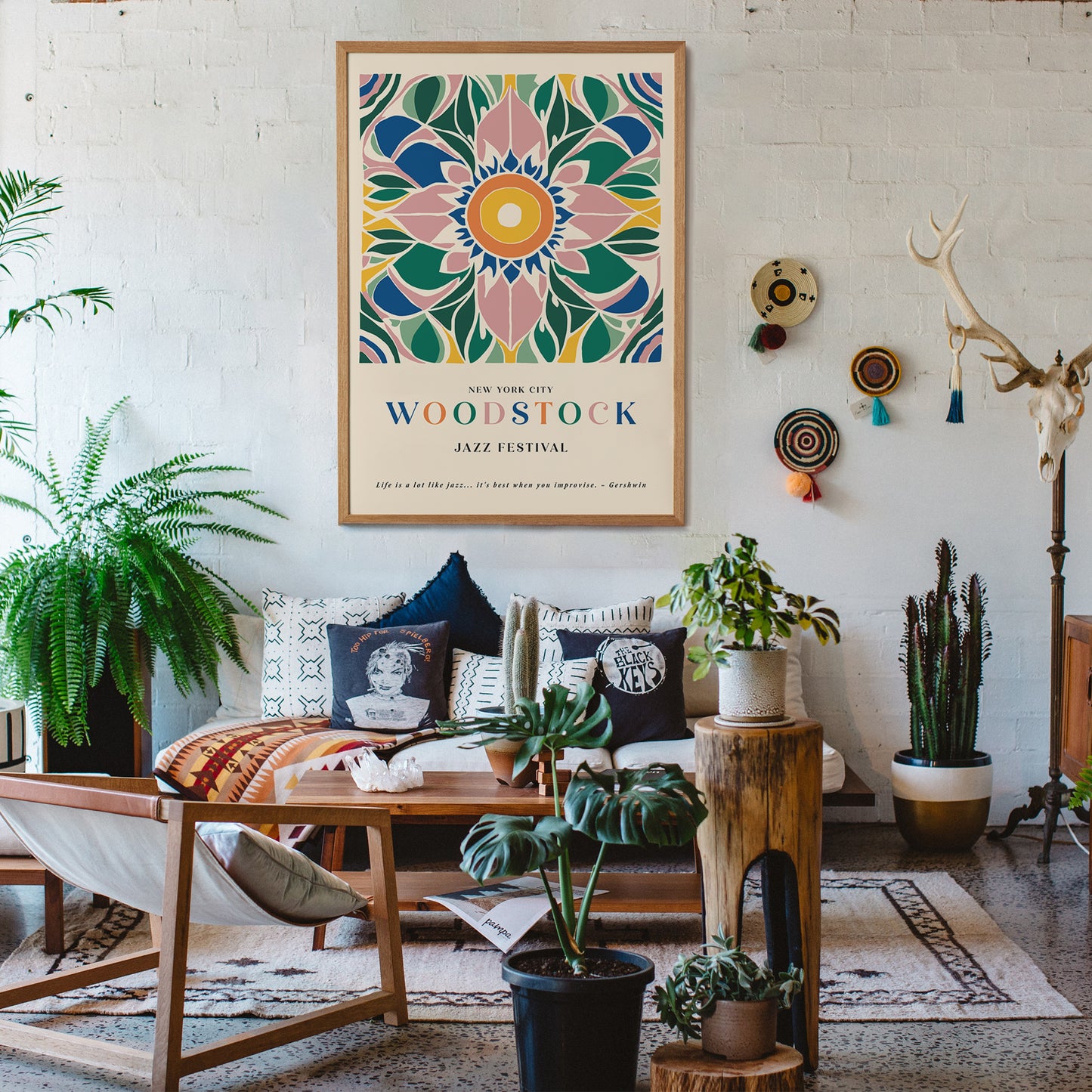 Woodstock, NYC Music Poster