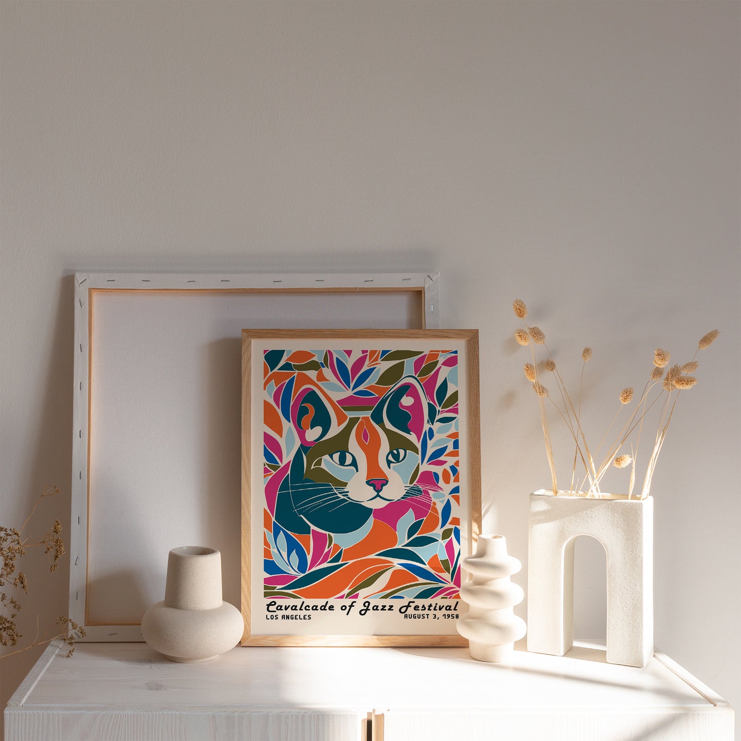 Cavalcade of Jazz Cat Poster