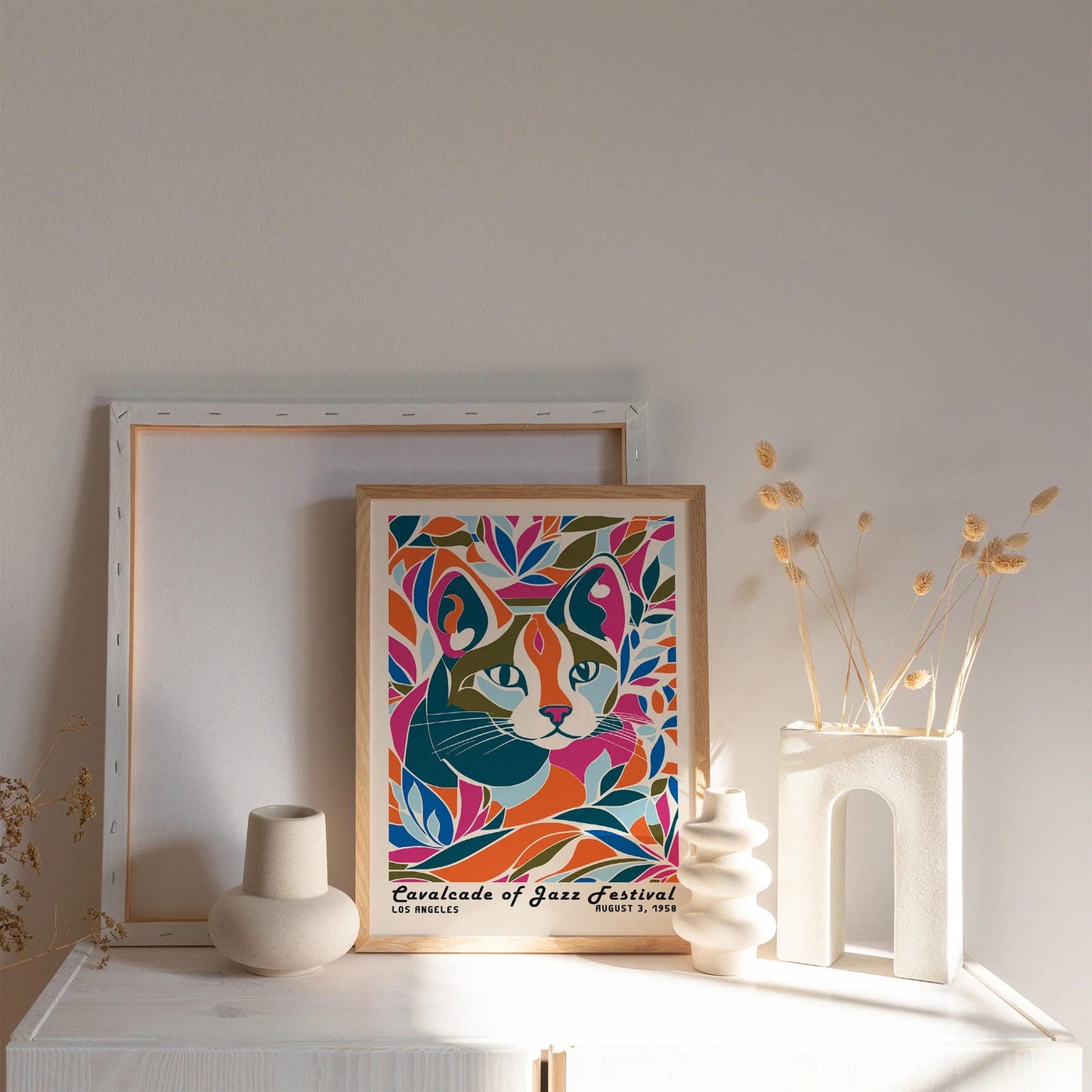 Cavalcade of Jazz Cat Poster