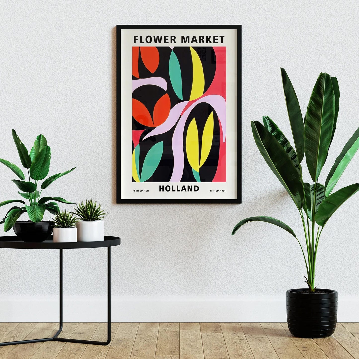 Holland Flower Market Poster