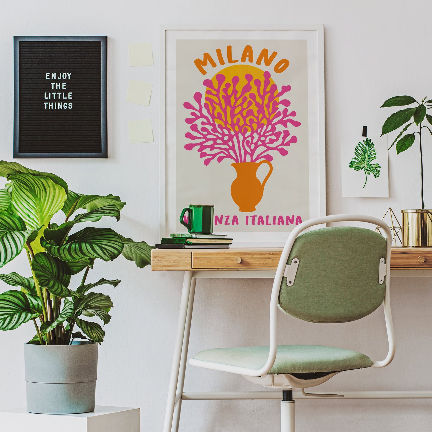 Milano Vacanza Italiana Poster