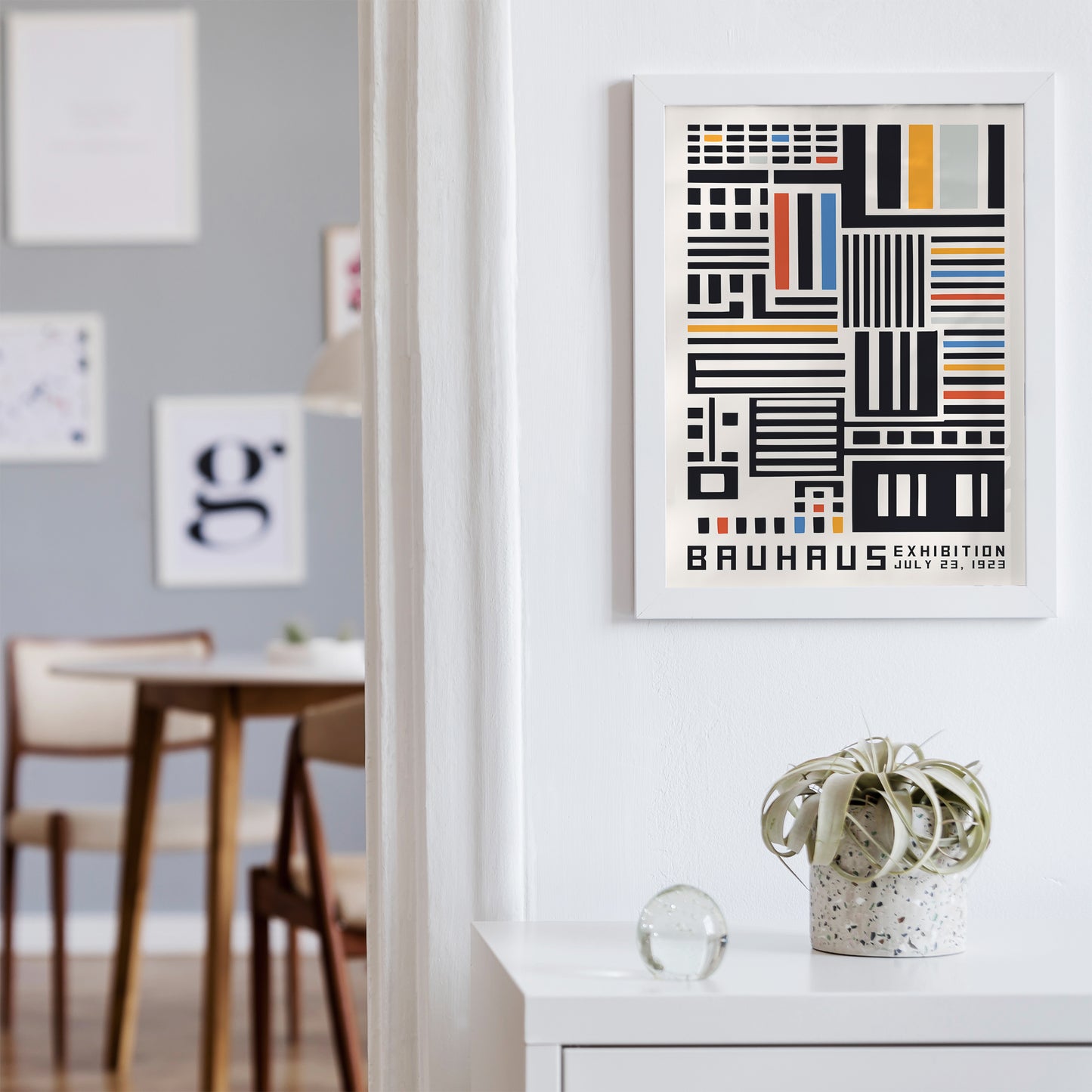 Bauhaus Modern Wall Art Print